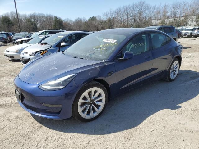 TESLA MODEL 3 2022 with VIN 5YJ3E1EA7NF188451 - Photo from auction