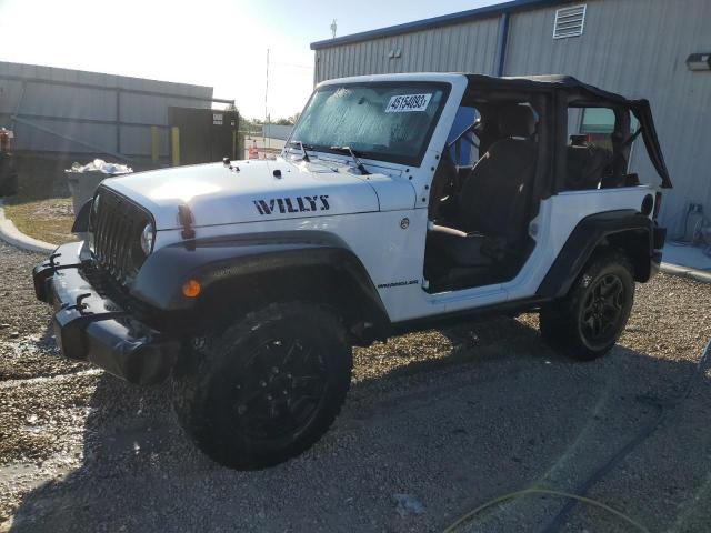 JEEP WRANGLER S 2015 with VIN 1C4AJWAG2FL604835 - Photo from auction