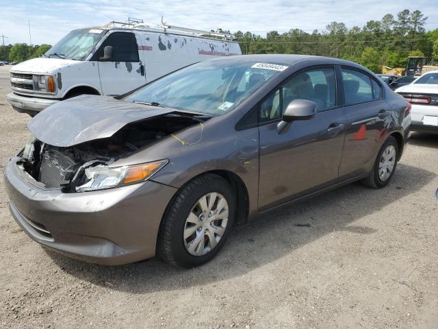 HONDA CIVIC LX 2012 with VIN 19XFB2F56CE015410 - Photo from auction