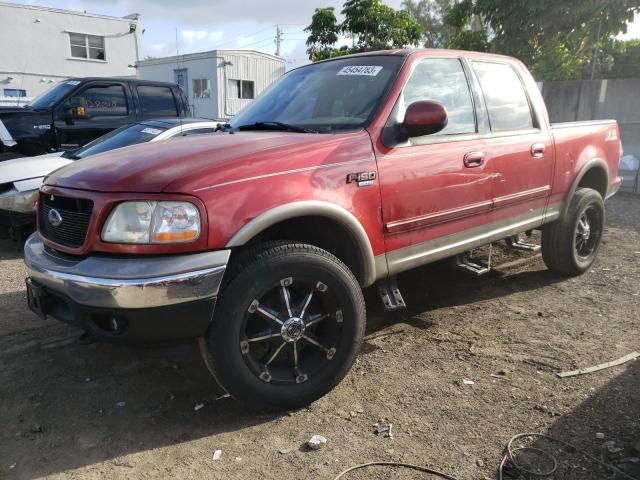 FORD F150 SUPER 2002 with VIN 1FTRW08L72KA85558 - Photo from auction