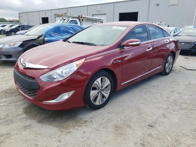 HYUNDAI SONATA HYB 2015 with VIN KMHEC4A40FA122877 - Photo from auction
