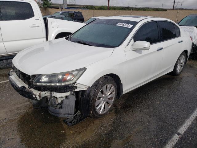 HONDA ACCORD EXL 2015 with VIN 1HGCR3F80FA001090 - Photo from auction
