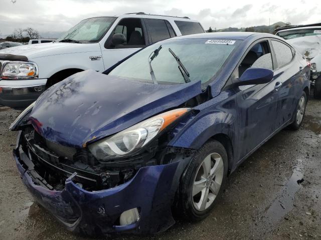 HYUNDAI ELANTRA GL 2012 with VIN 5NPDH4AE7CH081758 - Photo from auction