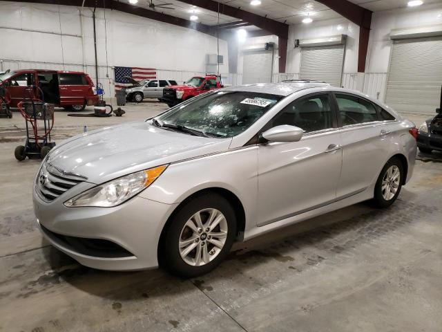 HYUNDAI SONATA GLS 2014 with VIN 5NPEB4AC1EH866283 - Photo from auction