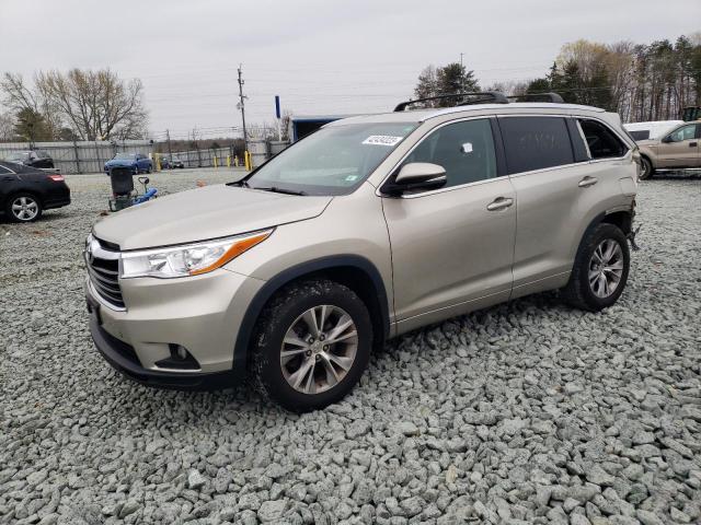 TOYOTA HIGHLANDER 2015 with VIN 5TDJKRFHXFS081997 - Photo from auction