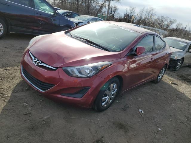 HYUNDAI ELANTRA SE 2016 with VIN 5NPDH4AE7GH688166 - Photo from auction