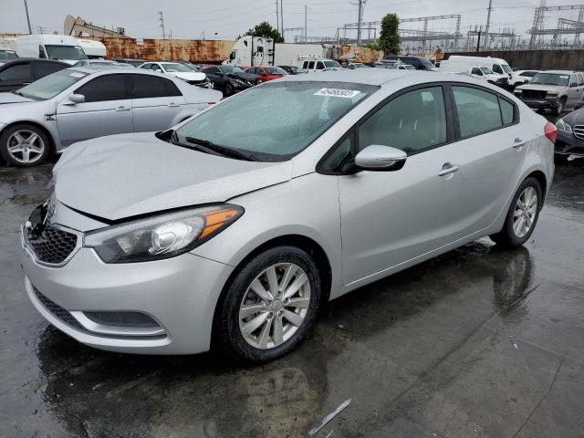 KIA FORTE LX 2014 with VIN KNAFX4A65E5126006 - Photo from auction