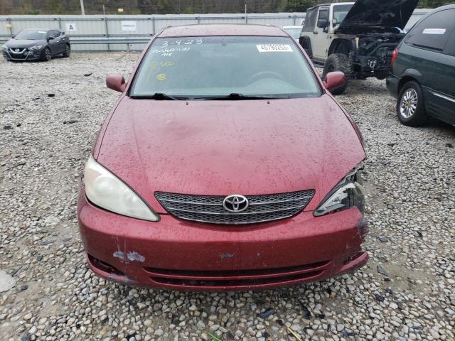 Photo 5 from auction – 2004 TOYOTA CAMRY LE with VIN 4T1BE32K74U300283