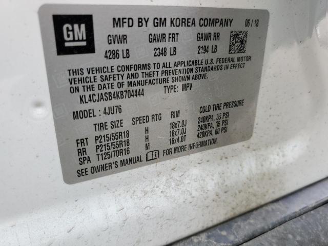 Photo 14 from auction – 2019 BUICK ENCORE PRE with VIN KL4CJASB4KB704444