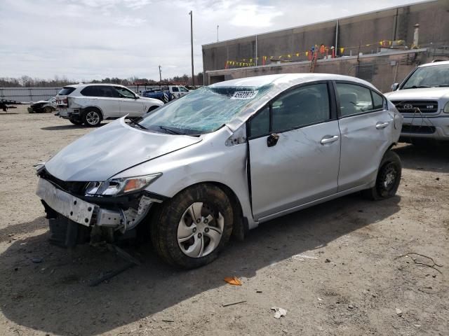 HONDA CIVIC LX 2013 with VIN 2HGFB2F56DH535131 - Photo from auction
