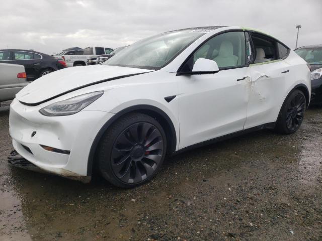 TESLA MODEL Y 2021 with VIN 5YJYGDEF3MF098998 - Photo from auction