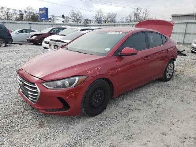 HYUNDAI ELANTRA SE 2017 with VIN 5NPD74LF2HH096409 - Photo from auction
