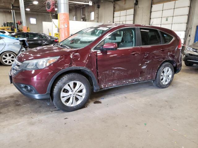 HONDA CR-V EX 2014 with VIN 5J6RM4H5XEL019366 - Photo from auction