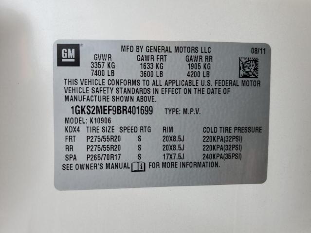 Photo 14 from auction – 2011 GMC YUKON XL D with VIN 1GKS2MEF9BR401699