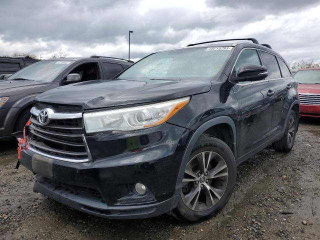 TOYOTA HIGHLANDER 2016 with VIN 5TDJKRFH9GS505882 - Photo from auction