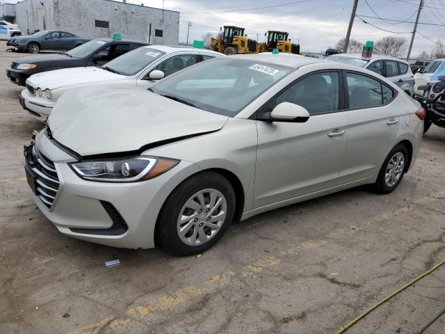 HYUNDAI ELANTRA SE 2017 with VIN KMHD74LF3HU105877 - Photo from auction