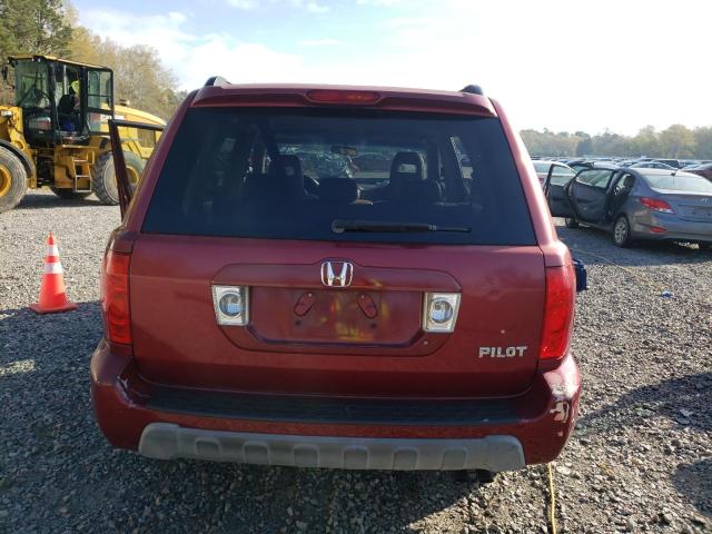 Photo 6 from auction – 2004 HONDA PILOT EXL with VIN 5FNYF18584B010533