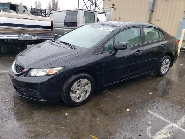 HONDA CIVIC LX 2013 with VIN 19XFB2F54DE017397 - Photo from auction