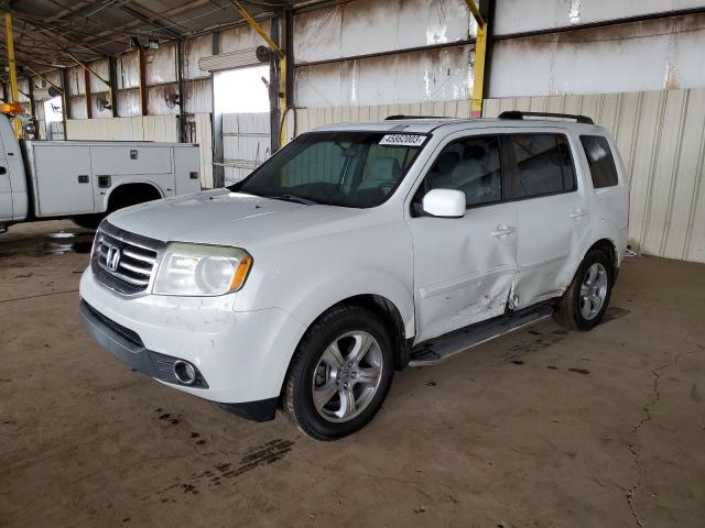 HONDA PILOT EX 2015 with VIN 5FNYF4H47FB016383 - Photo from auction