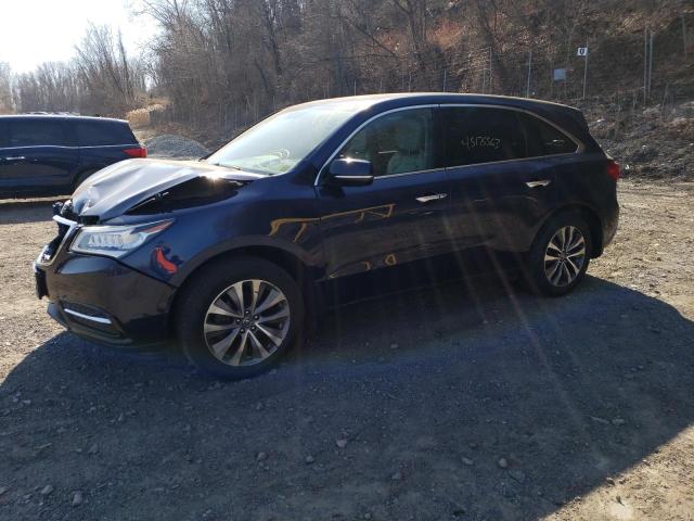 ACURA MDX TECHNO 2015 with VIN 5FRYD4H43FB007751 - Photo from auction