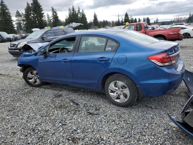 Photo 2 from auction – 2013 HONDA CIVIC LX with VIN 19XFB2F50DE212011