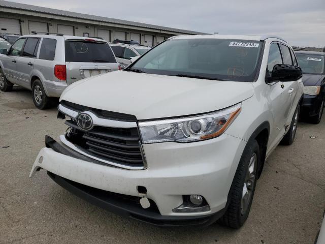 TOYOTA HIGHLANDER 2015 with VIN 5TDDKRFH6FS142646 - Photo from auction