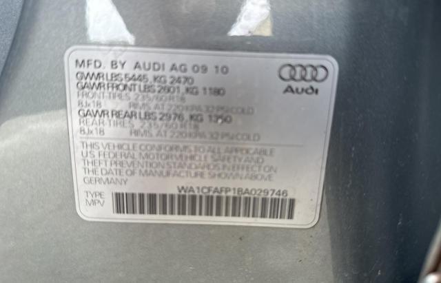 Zdjęcie 10 z aukcji – 2011 AUDI Q5 PREMIUM z VIN WA1CFAFP1BA029746