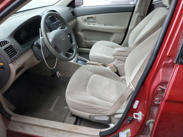 Photo 7 from auction – 2009 KIA SPECTRA EX with VIN KNAFE221995586403