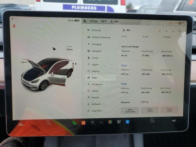 Photo 9 from auction – 2023 TESLA MODEL Y with VIN 7SAYGDEE6PF623308