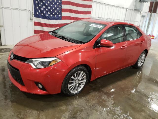 TOYOTA COROLLA L 2014 with VIN 5YFBURHE7EP029896 - Photo from auction