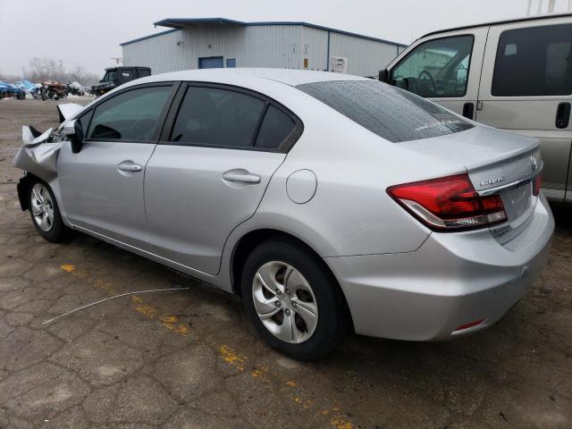 Photo 2 from auction – 2015 HONDA CIVIC LX with VIN 19XFB2F5XFE065781