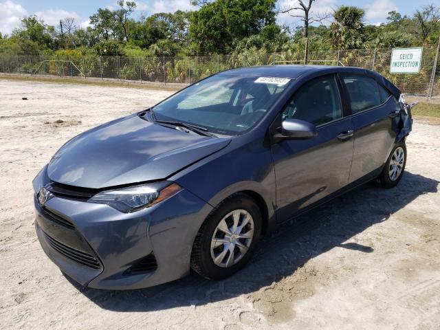 TOYOTA COROLLA L 2018 with VIN 5YFBURHE2JP845523 - Photo from auction