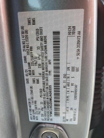 Photo 14 from auction – 2021 FORD ESCAPE TIT with VIN 1FMCU9DZ6MUA06555