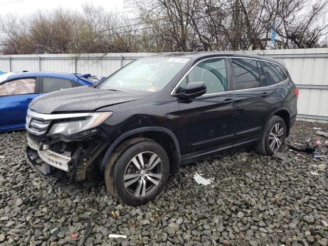 HONDA PILOT EXLN 2017 with VIN 5FNYF6H72HB033374 - Photo from auction