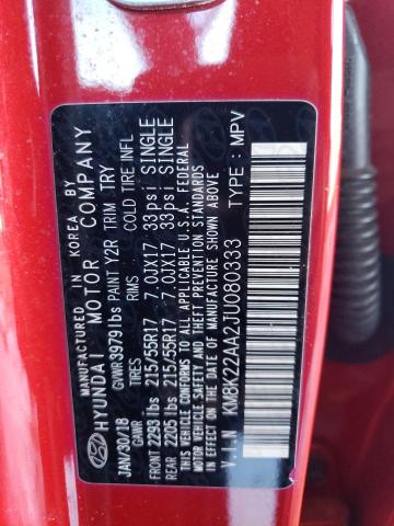 Photo 14 from auction – 2018 HYUNDAI KONA SEL with VIN KM8K22AA2JU080333