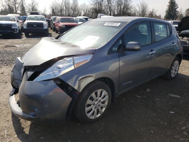 NISSAN LEAF SV 2016 with VIN 1N4BZ0CP2GC313489 - Photo from auction