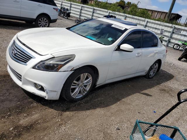 INFINITI G25 BASE 2012 with VIN JN1DV6AP0CM700912 - Photo from auction