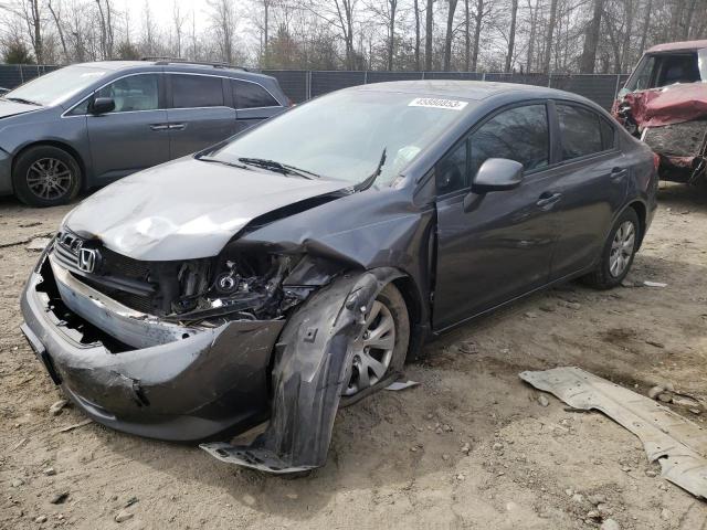 HONDA CIVIC LX 2012 with VIN 19XFB2F5XCE358575 - Photo from auction