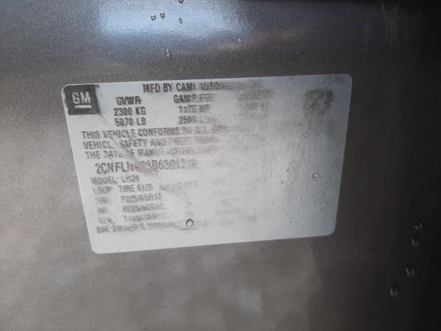 Photo 14 from auction – 2011 CHEVROLET EQUINOX LT with VIN 2CNFLNEC3B6301210