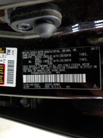 Photo 14 from auction – 2021 TOYOTA HIGHLANDER with VIN 5TDGBRCHXMS055489