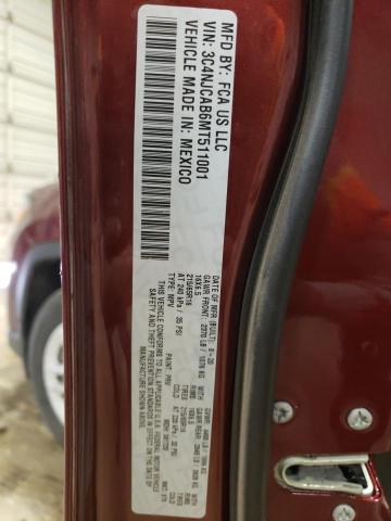 Photo 14 from auction – 2021 JEEP COMPASS SP with VIN 3C4NJCAB6MT511001