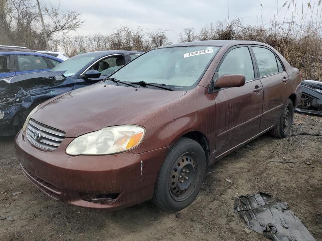 TOYOTA COROLLA CE 2003 with VIN 2T1BR32E43C100248 - Photo from auction