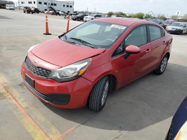 KIA RIO LX 2013 with VIN KNADM4A3XD6308573 - Photo from auction