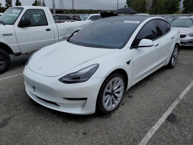 TESLA MODEL 3 2021 with VIN 5YJ3E1EA6MF929218 - Photo from auction