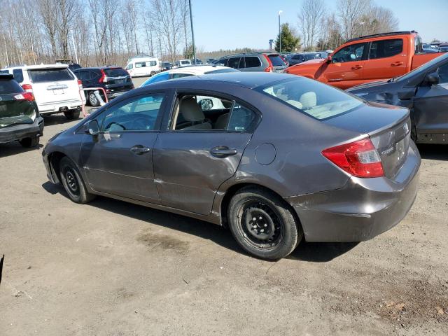 Photo 2 from auction – 2012 HONDA CIVIC LX with VIN 19XFB2F55CE356300