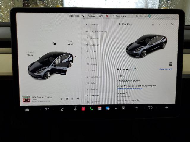Photo 9 from auction – 2023 TESLA MODEL 3 with VIN 5YJ3E1EA3PF398869