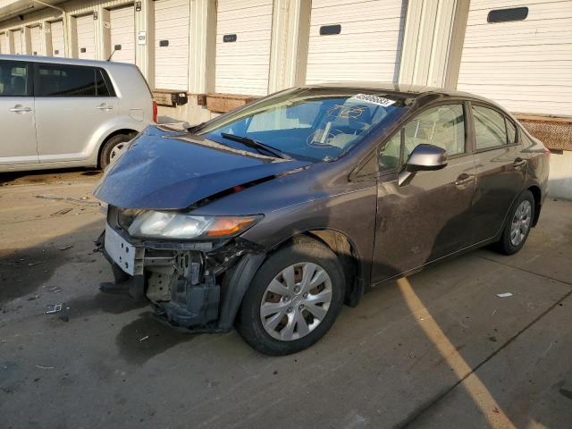 HONDA CIVIC LX 2012 with VIN 19XFB2F53CE070400 - Photo from auction
