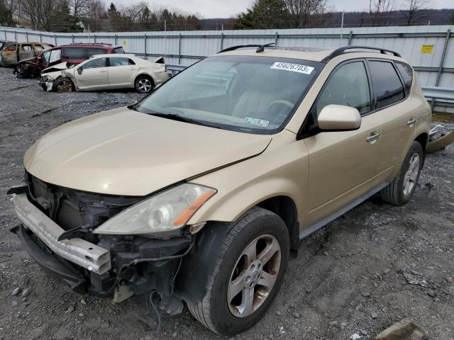 Photo 1 from auction – 2003 NISSAN MURANO SL with VIN JN8AZ08T13W110487