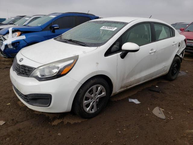 KIA RIO LX 2013 with VIN KNADM4A39D6162960 - Photo from auction