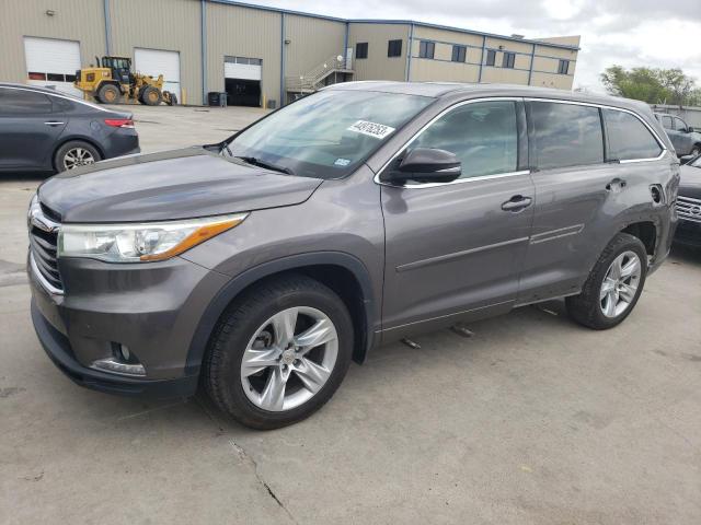 TOYOTA HIGHLANDER 2015 with VIN 5TDYKRFH3FS041792 - Photo from auction